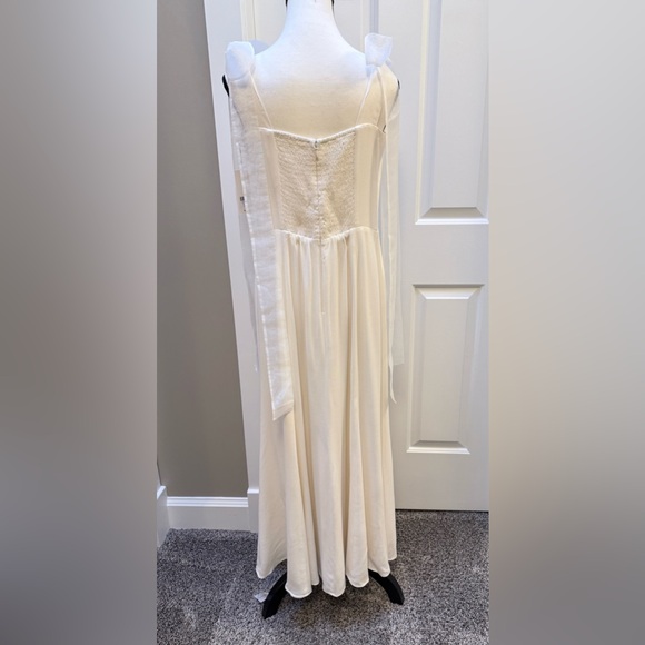 ANTHROPOLOGIE Kairo Dress Ivory - Picture 7 of 15